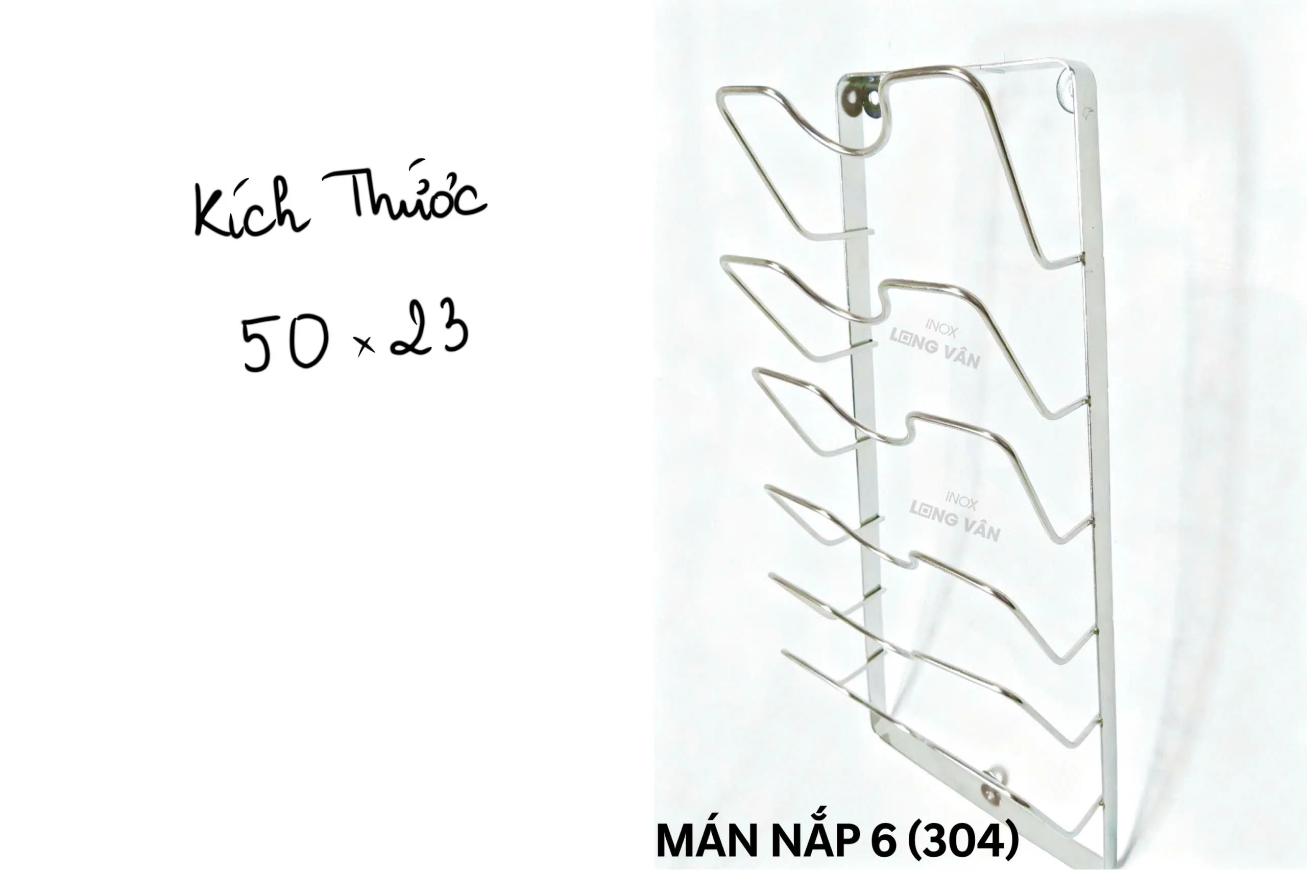 Mán nắp 6 INOX 304